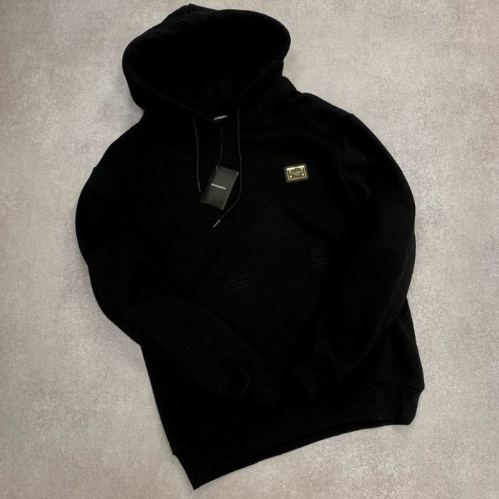 MEGA SALE -40% Мужское худи БРЕНД люксовый на флисе черный кофта S/M