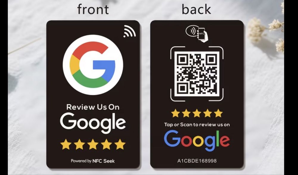 NFC карта для відгуків