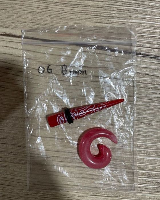 Dois alargadores de 8mm