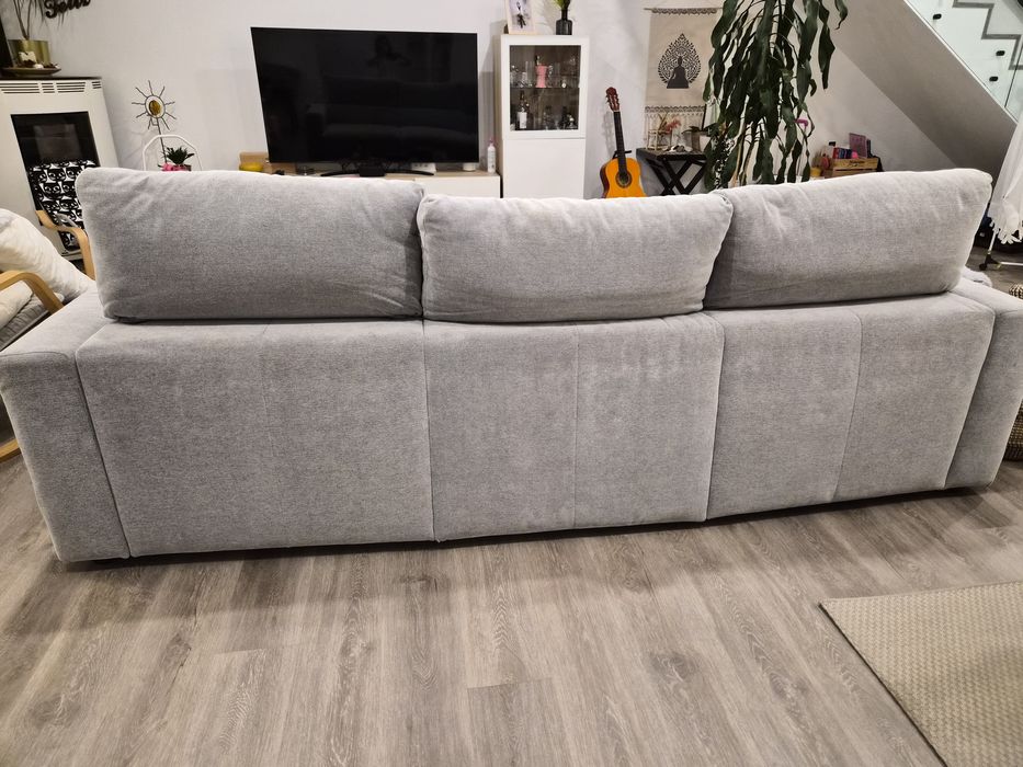 Sofa 3 lugares, com chaise longue