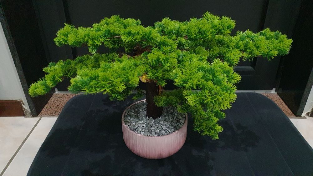 Bonsai pinheiro artificial