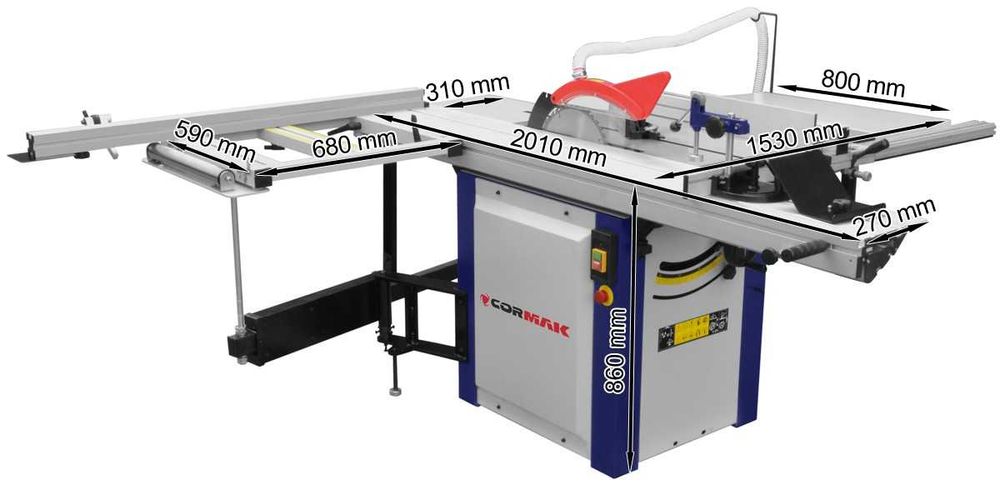 Pilarka piła formatowa formatówka CORMAK PS12 2000 mm