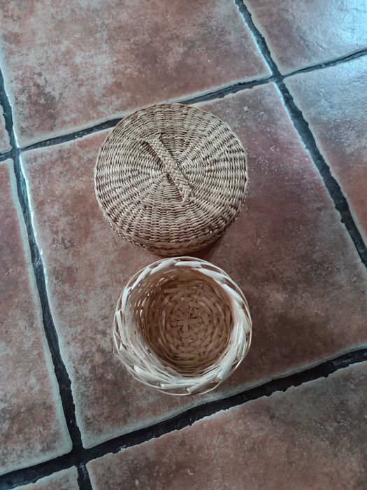 Pojemniki wiklinowe 3szt zestaw pudełka