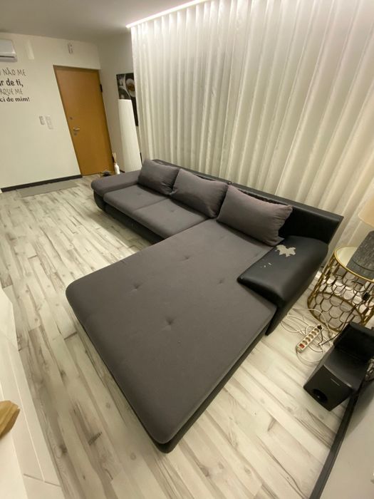 sofá com chaise longue