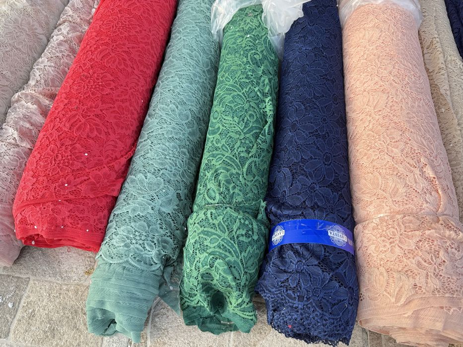 Ткань / опт / гипюр стрейч - от 5 м, 55  грн/м