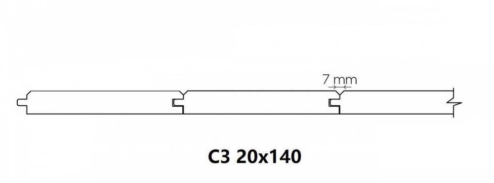 Deska Elewacyjna drewniana Thermo Świerk Szczotkowana 20x140mm C3
