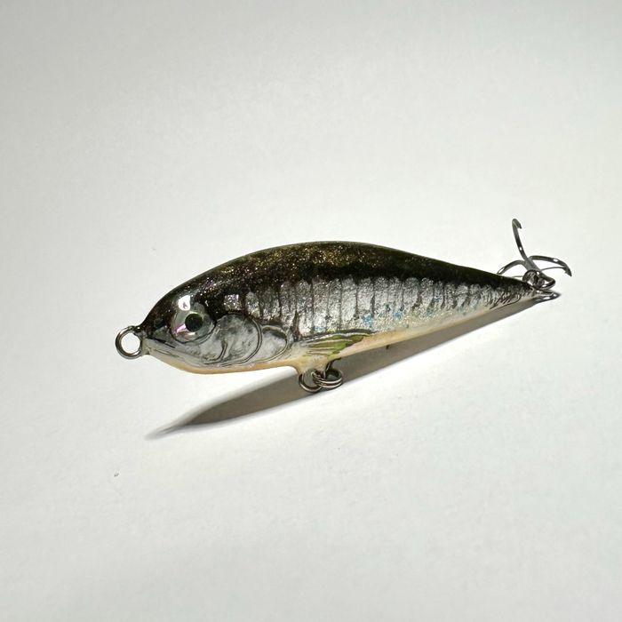 Wobler bezsterowy 6cm, rękodzieło,pstrąg, okoń, kleń