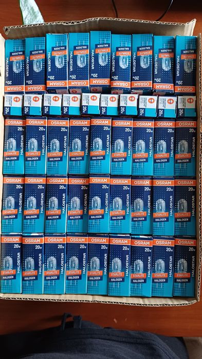 Lâmpadas NOVAS osram starlite halogen 20w