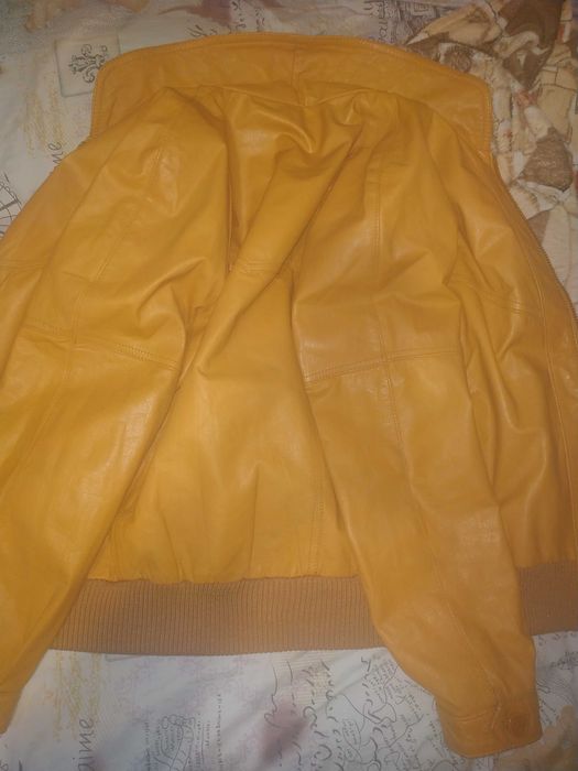 Чоловіча шкіряна куртка Осінь Весна