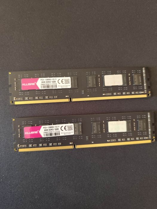 Kit 16GB RAM DDR3 Kllisre 1600MHz (2x 8GB) - Desktop
