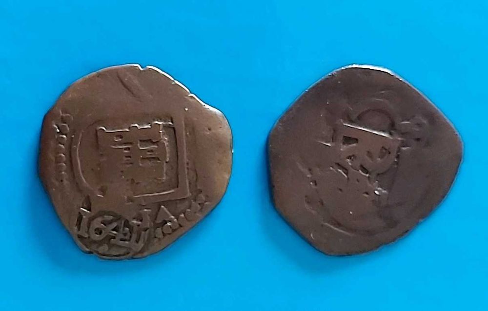 2 Moedas Medievais entre  1651 e 1659, Moedas Pirata
