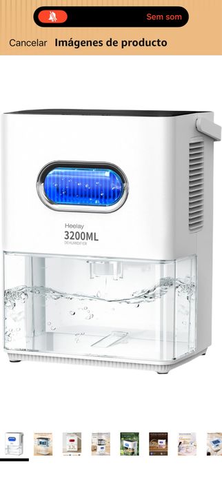 Deshumidificador 3200ML,Heelay como novo