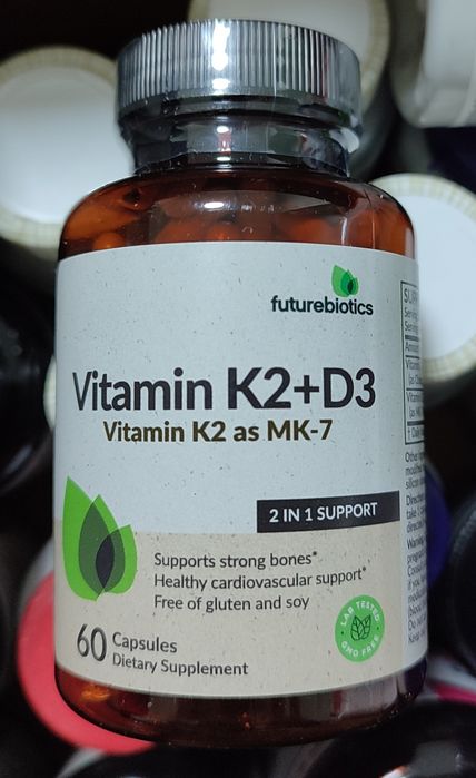 Витамин D3+K2, Solaray,Now Foods