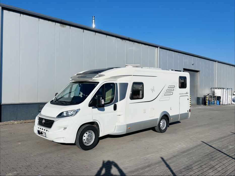 Fiat Ducato Hymer 674 CL Exclusive fotowoltaika integra WC Navi LED