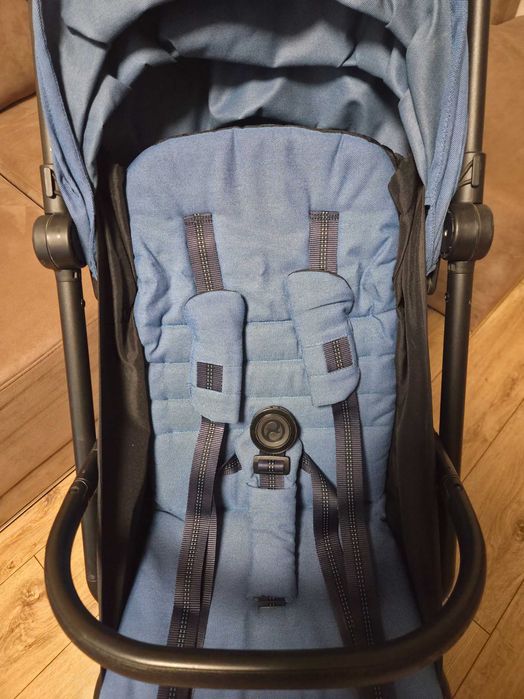 Візочок Cybex Eezy S+2 Navy Blue з дощовиком і підстаканником, б/в