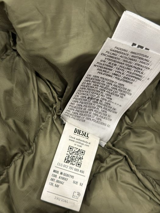 Чоловіча куртка Diesel w-scottys (мікропуховик, куртка демісезонна)