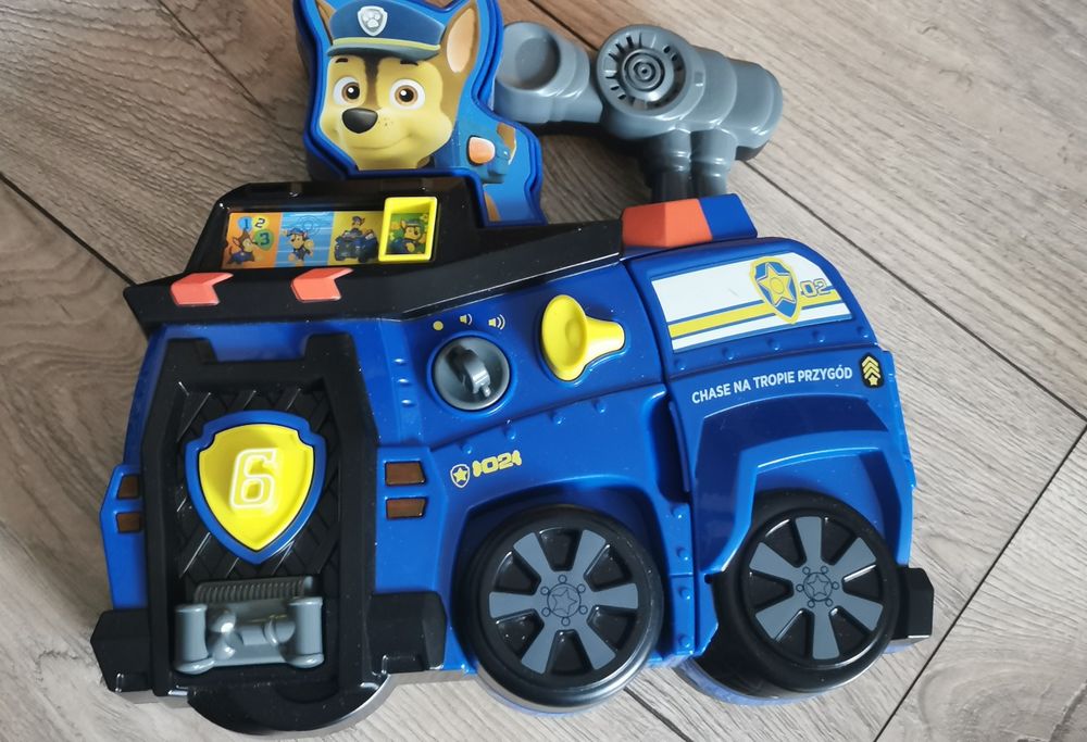 Zabawki psi patrol, lalka, koszyk