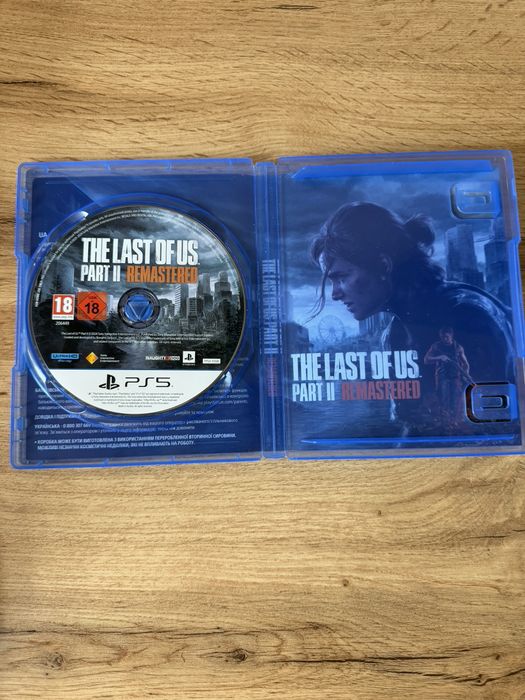 диск  the last of us 2 remastered