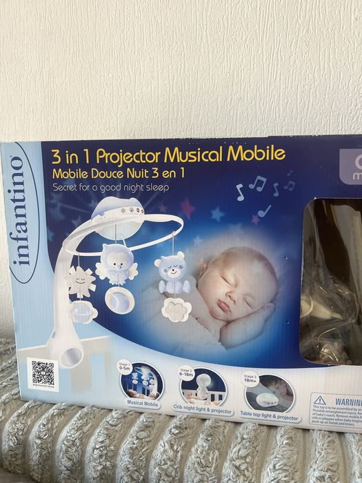 Музыкальная карусель на кроватку