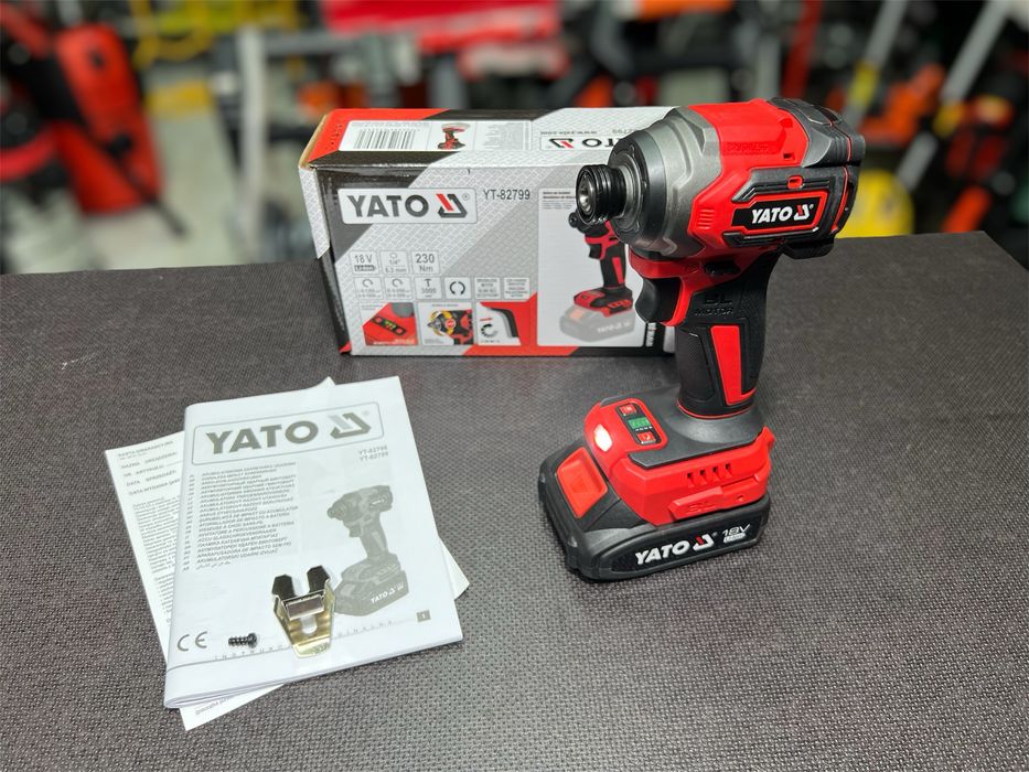 Шуруповерт аккумуляторный Импакт Імпакт YATO YT-82799 (без АКБ И ЗУ)
