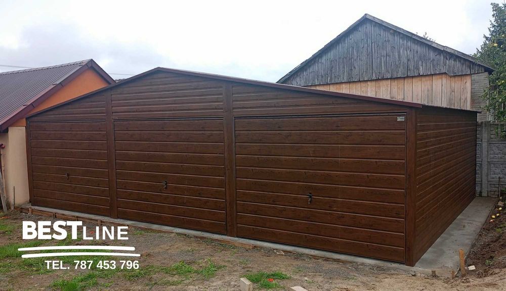 Garaż blaszany, blaszaki Premium BESTLine GRATIS Montaż, Transport