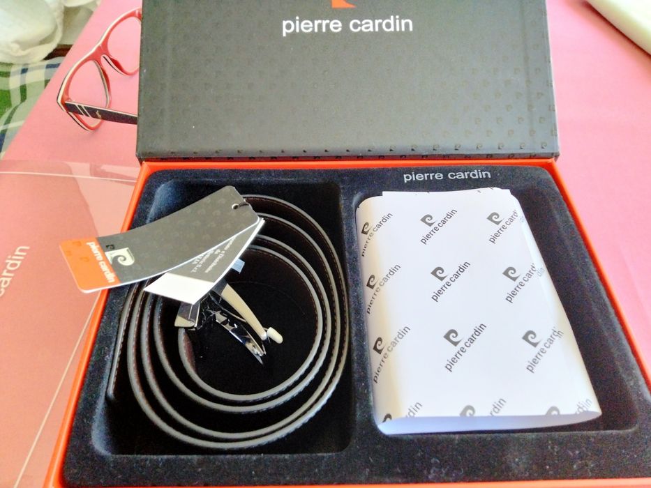 Pasek skórzany Pierre Cardin