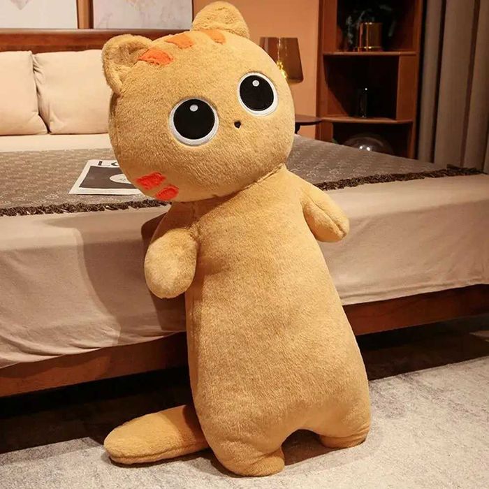 М'яка Іграшка Сова 40, 60, 80, 100 см, Подушка, Чорна, Сіра, Коричнева