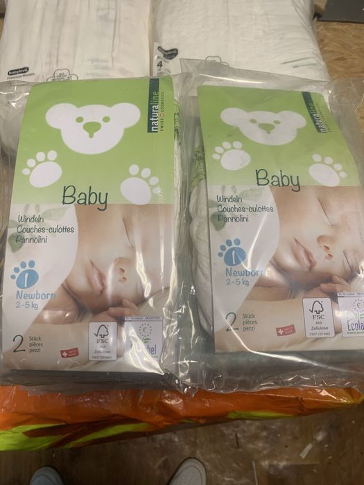 Pampers: 1 -2 , 3- 6кг, 50шт. Підгузки, Памперс.