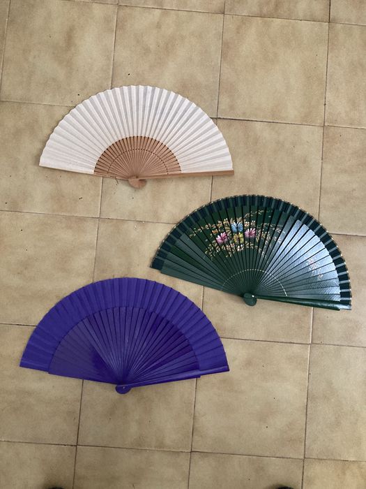 Lote 12 Leques, abanicos