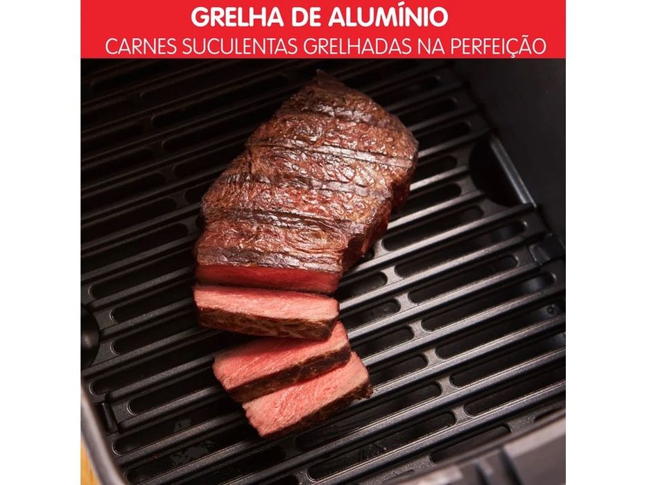 Moulinex Easy Fry & Grill 4,2 L, Frigideira de ar 2 em 1 para fritar ou grelhar, ecrã digital tátil, 8 programas para refeições saudáveis