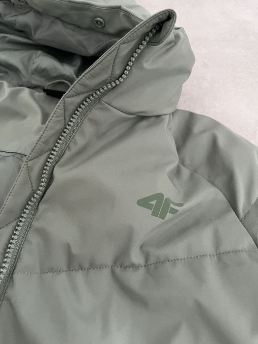 Płaszcz puchowy 152 (wypełnienie syntetyczne) 4F z  dziewczęcy