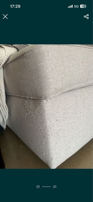 Sofá Cama com Chaise Longue Reversível e Encosto Reclináve
