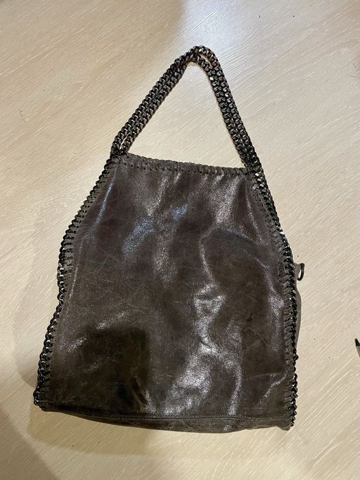 Ефектна сумка в стилі Stella mccartney натуральна замша Італія