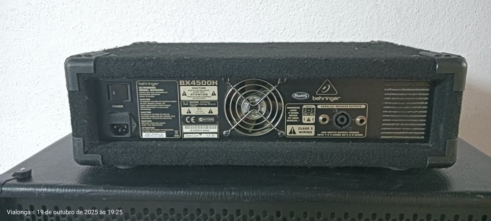 Amplificador de Baixo Behringer Ultrabass BX4500H