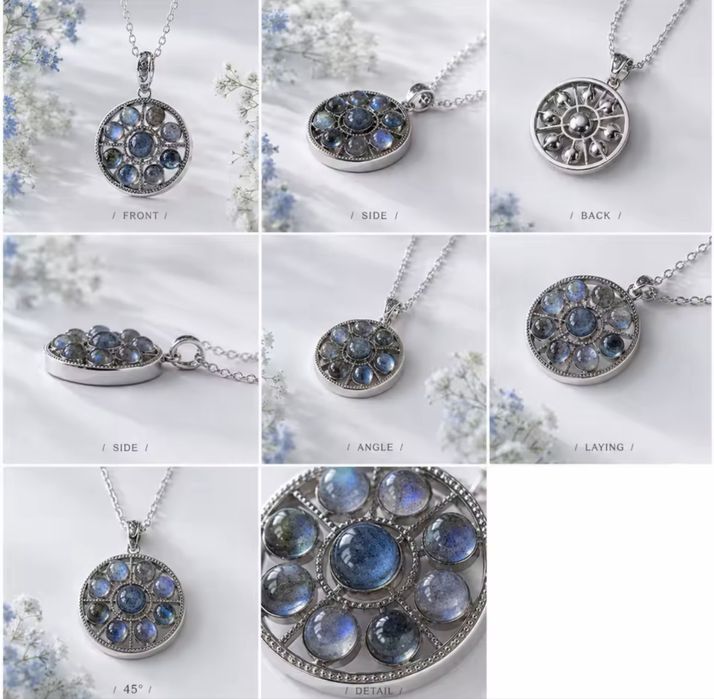 Naszyjnik Labradorite