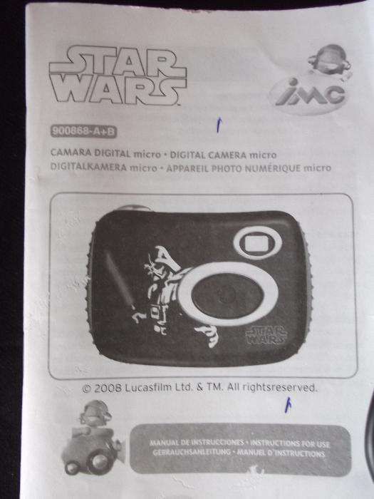 Web cam Máquina fotográfica digital Star Wars colecção