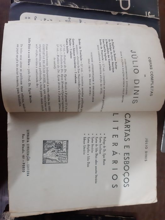 Livros antigos Júlio Dinis