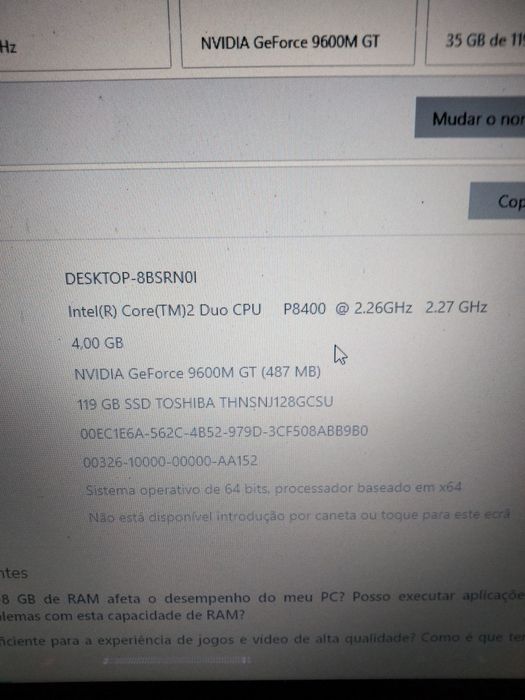 HP Pavilion DV7 portatil