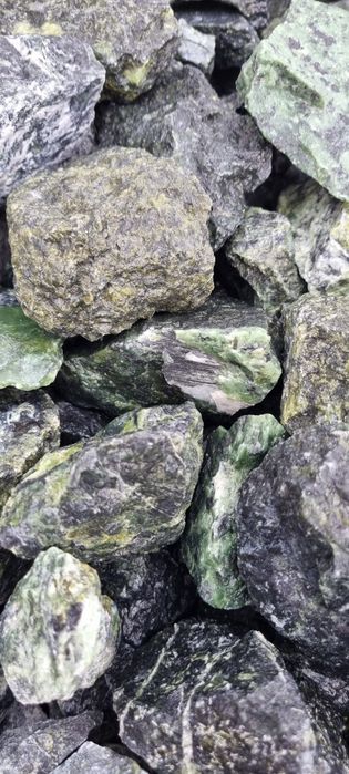 Grys zielony SERPENTYNIT 8-16, 16-22, 32-63 Transport KAMIENIE OZDOBNE