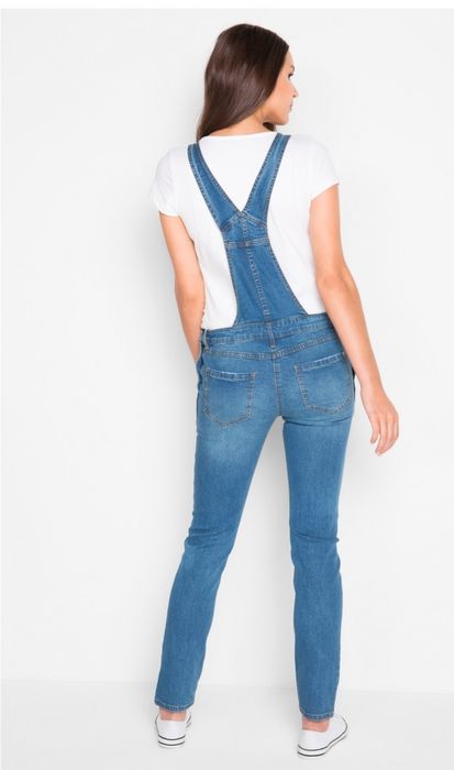 PROMOCJA Ogrodniczki ciążowe sesja jeans dżins /38 M