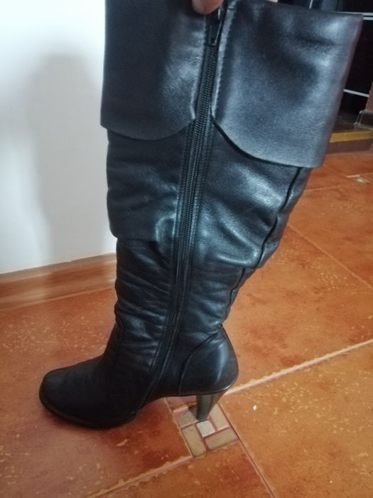 Kozaki Skóra naturalna rozm. 37