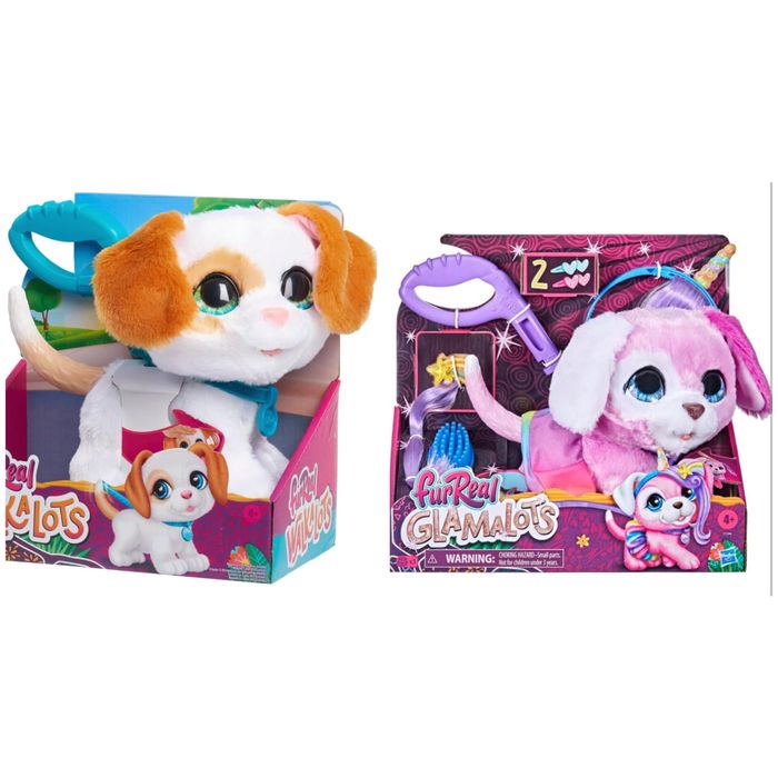 Furreal friends Walkalots, цуцик гламурний, рожевий, собака