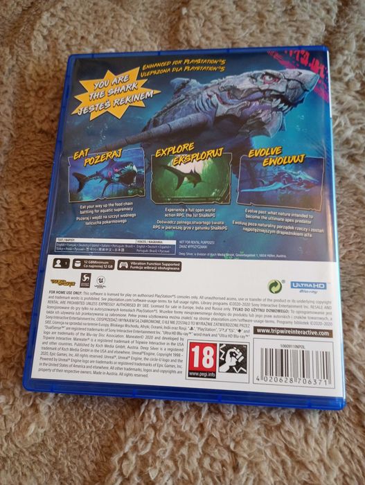 Maneater PS5 PL Nowa, bez folii, wersja PL, okładka PL