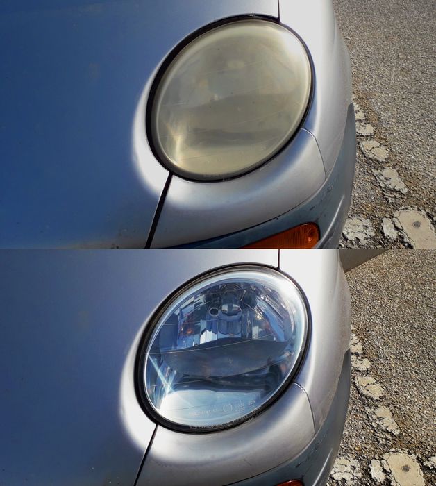 Polimento de faróis (os 2 faróis)