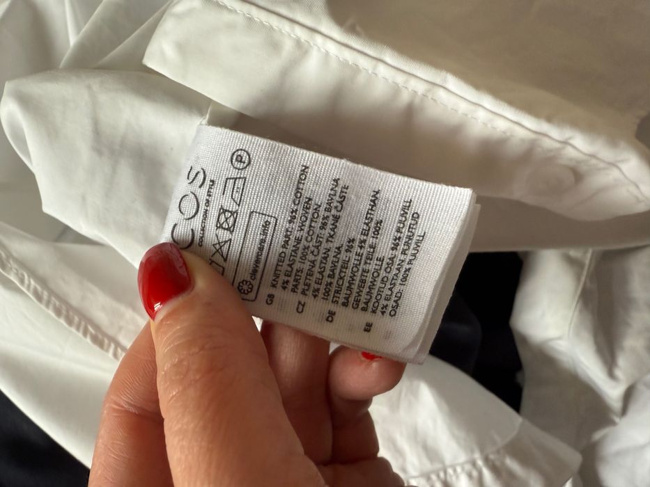 Granatowa bluzka cos