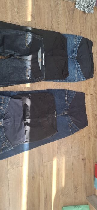 5 par spodni ciążowych  plus spódnica XL 42