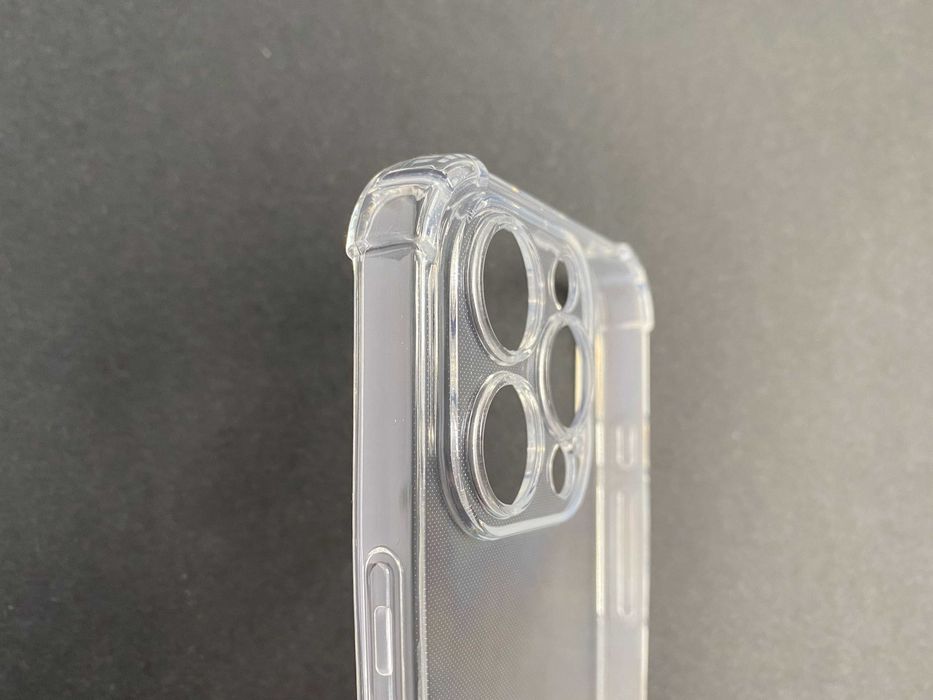 Etui przezroczyste antywstrząsowe do iPhone 16 Pro + szkło 9H 9D