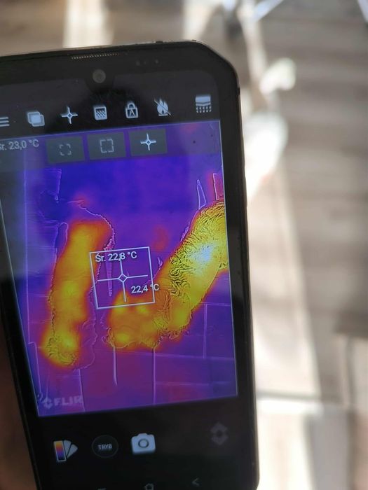 Blackview 9900pro , termowizyjna kamera pancerny, zamiana