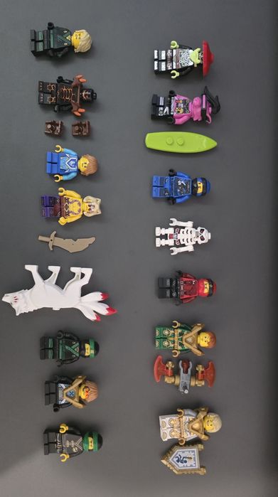 Figurki LEGO ninjago i nexo knights