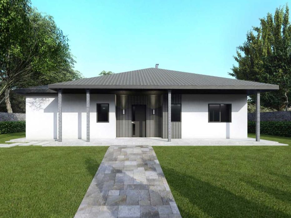 Енергоефективний будинок 137 м2 за 45 днів з СІП панелей в Узині